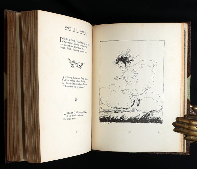 1913 Rare Book - Mother Goose Mother Goose, Illustrated by Arthur Rackham
