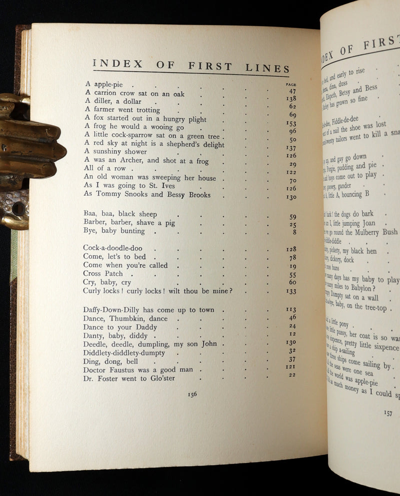 1913 Rare Book - Mother Goose Mother Goose, Illustrated by Arthur Rackham