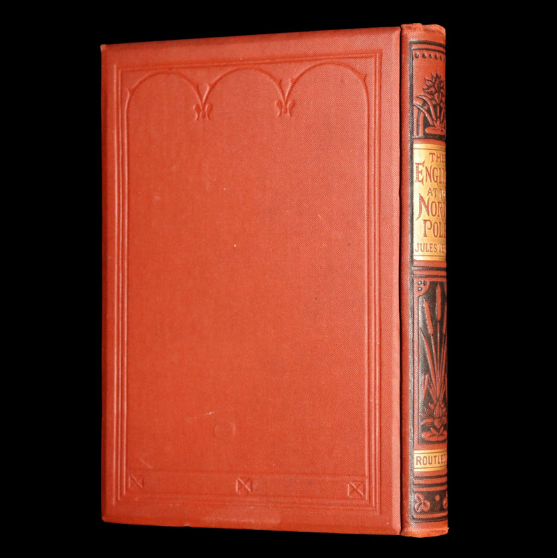 1876 Rare Book - The English at the North Pole by Jules Verne, Illustrated