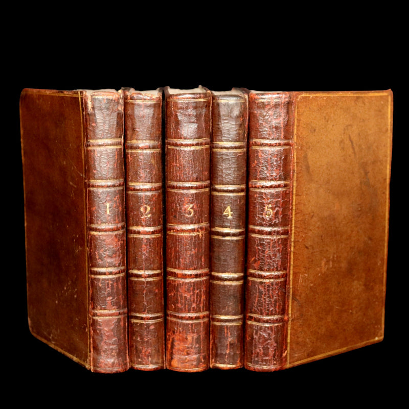1745 Rare Book Set - The Odyssey of Homer by Alexander Pope, Illustrated