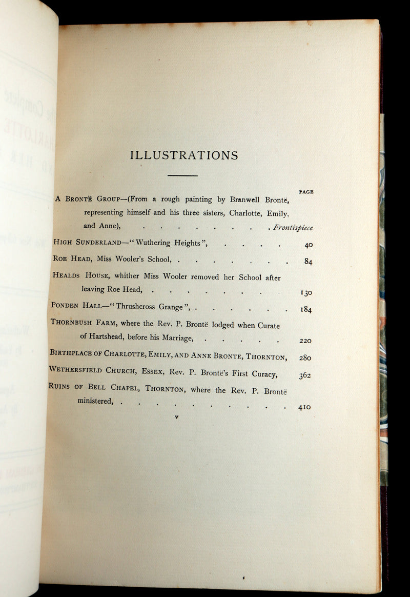 1910 Rare Book - Wuthering Heights and Agnes Grey by Emily and Anne Brontë