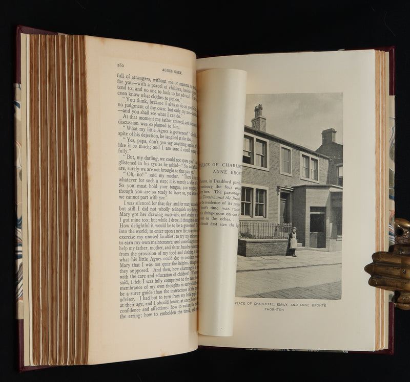 1910 Rare Book - Wuthering Heights and Agnes Grey by Emily and Anne Brontë