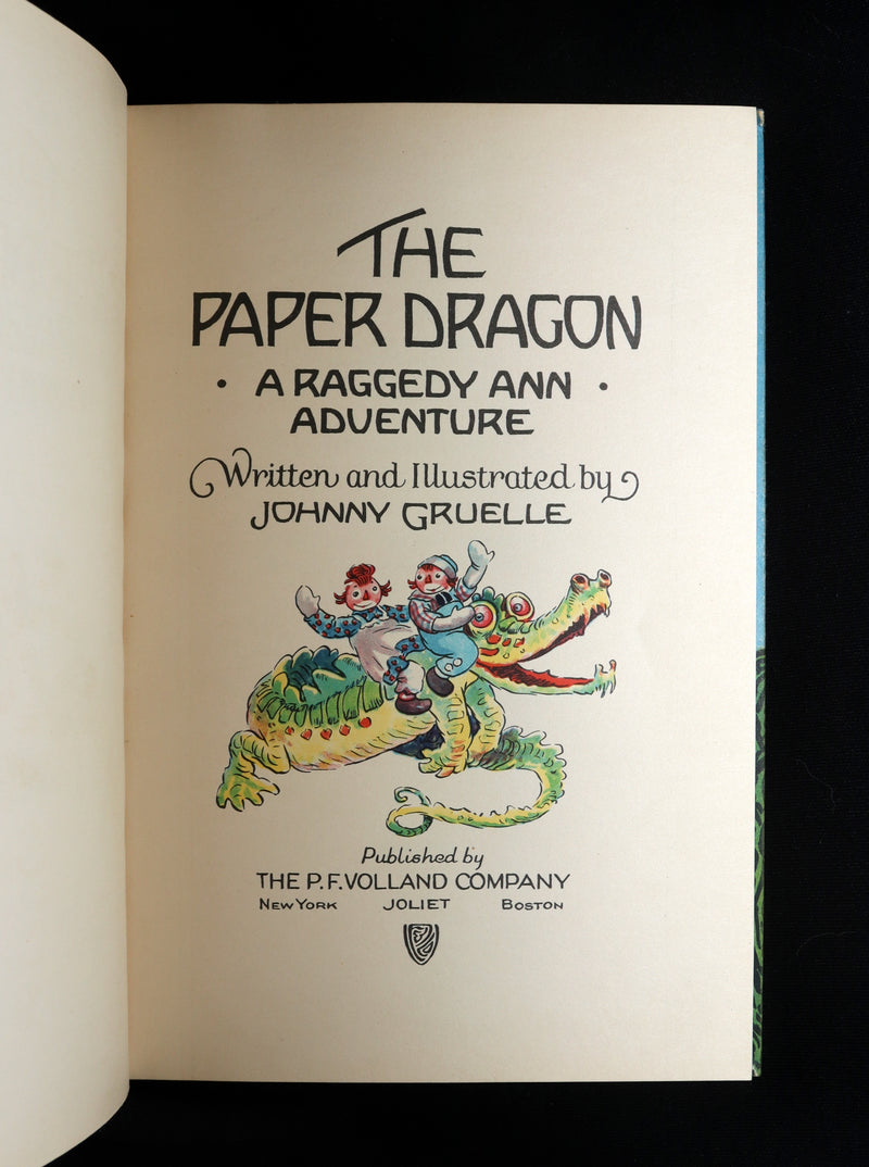 1926 First Edition- The Paper Dragon, A Raggedy Ann Adventure in Publisher's Box