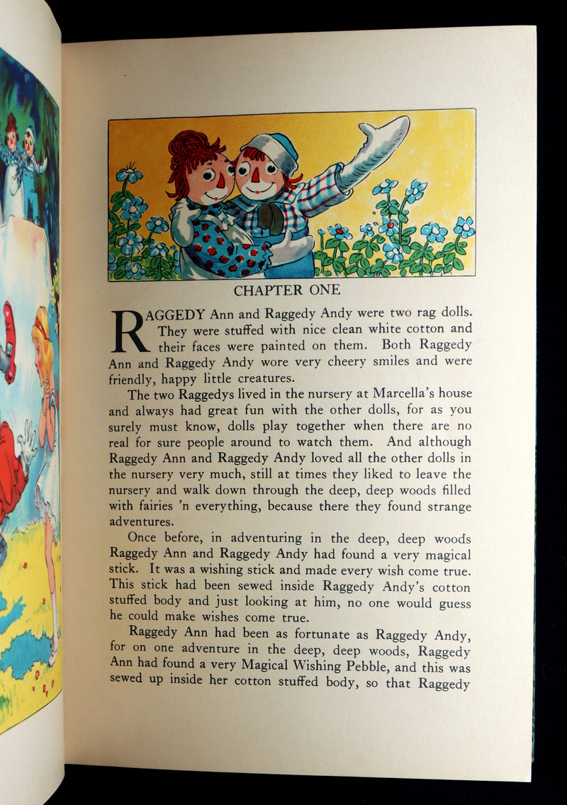 1926 First Edition- The Paper Dragon, A Raggedy Ann Adventure in Publisher's Box