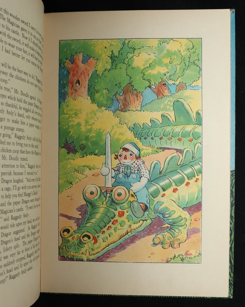 1926 First Edition- The Paper Dragon, A Raggedy Ann Adventure in Publisher's Box