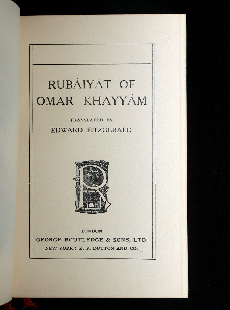 1904 Rare Book bound by Bayntun - Rubáiyát of Omar Khayyám, Illustrated
