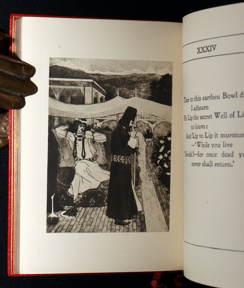 1904 Rare Book bound by Bayntun - Rubáiyát of Omar Khayyám, Illustrated