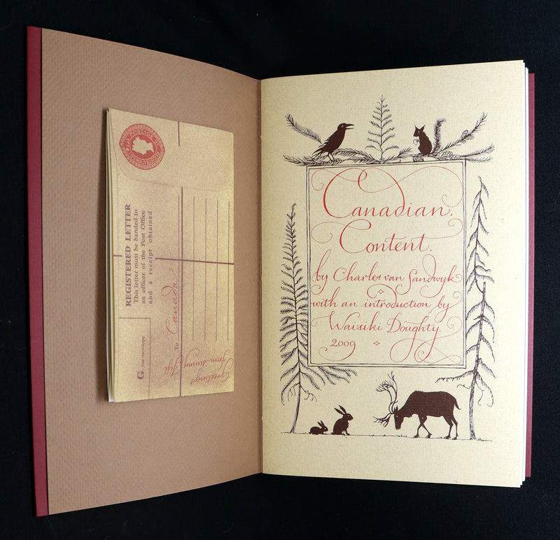 2009 Rare First Edition - Canadian Content illustrated by Charles van Sandwyk