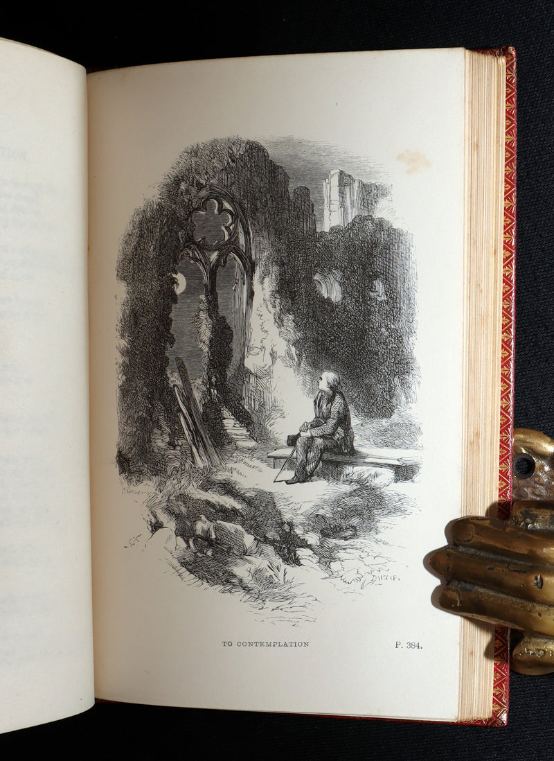 1853 Rare Victorian Book - Joan of Arc and Poems by Robert Southey, Illustrated
