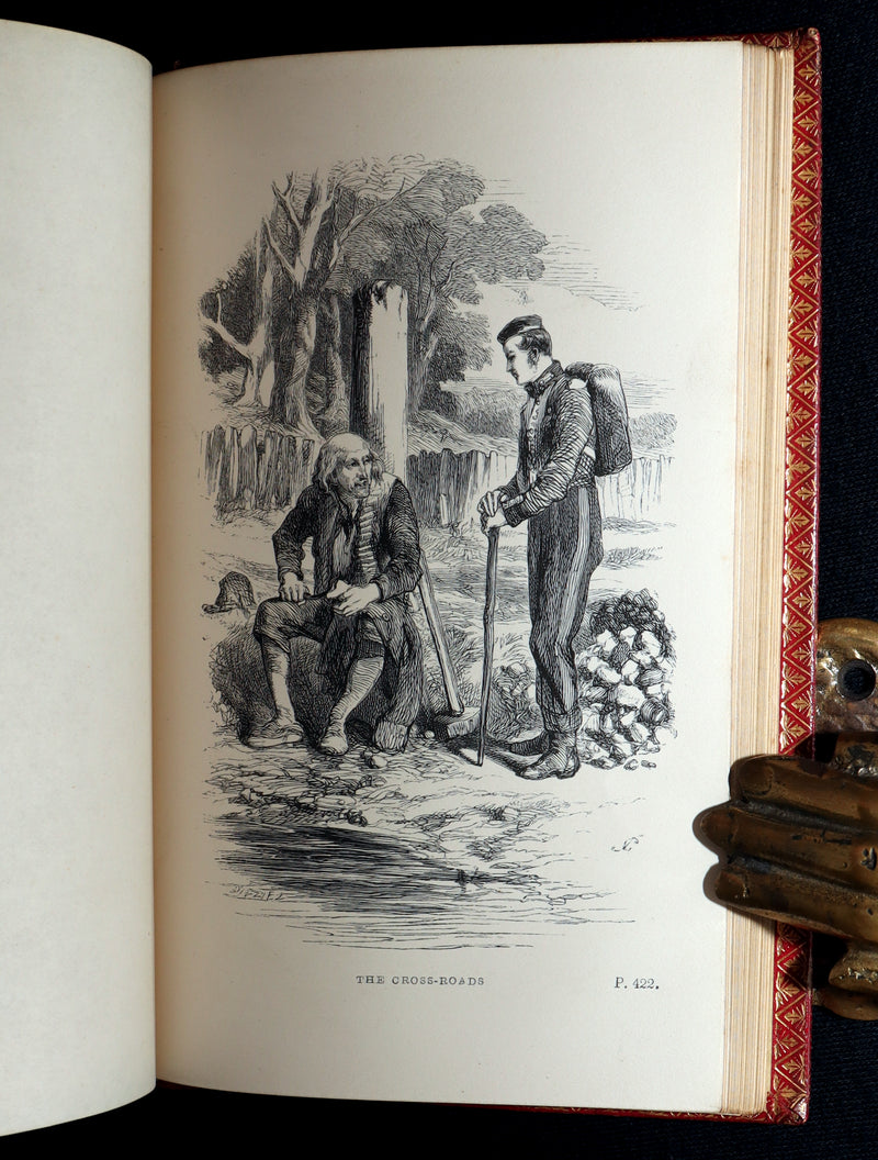 1853 Rare Victorian Book - Joan of Arc and Poems by Robert Southey, Illustrated