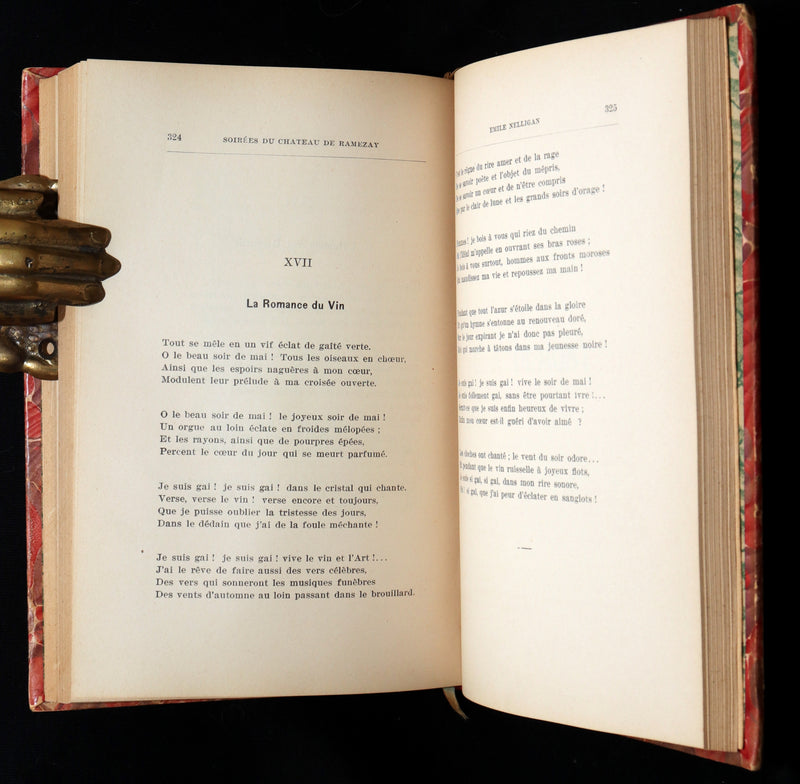 1900 Scarce French First Edition - Emile Nelligan, Soirees du Chateau de Ramezay