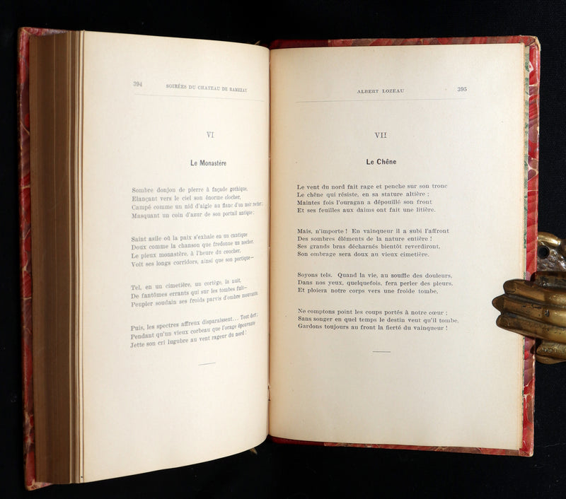 1900 Scarce French First Edition - Emile Nelligan, Soirees du Chateau de Ramezay