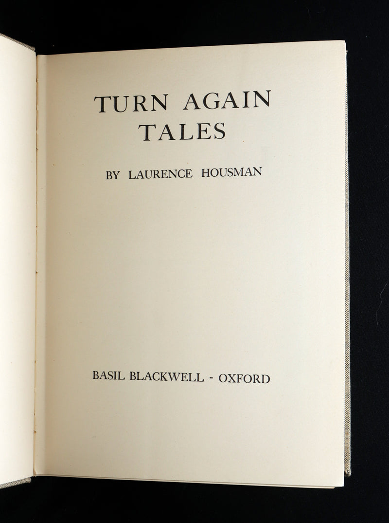 1930 First Edition - Turn Again Tales by  Laurence Housman, Illustrated