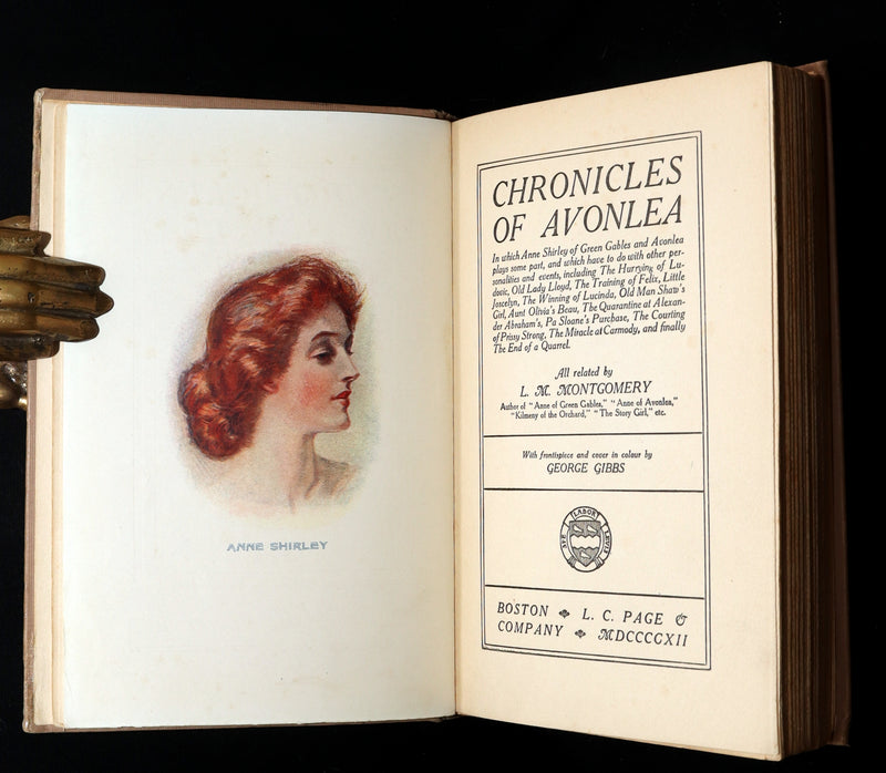 1912 First Edition - Chronicles of Avonlea by Lucy Maud Montgomery