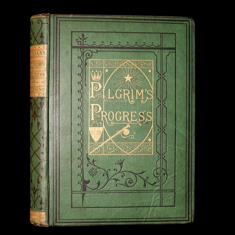 1877 Rare Book - The Pilgrim's Progress illustrated by H.C. Selous & M.P. Priolo