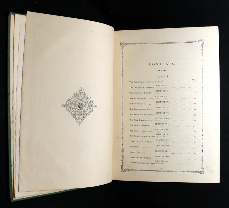 1877 Rare Book - The Pilgrim's Progress illustrated by H.C. Selous & M.P. Priolo