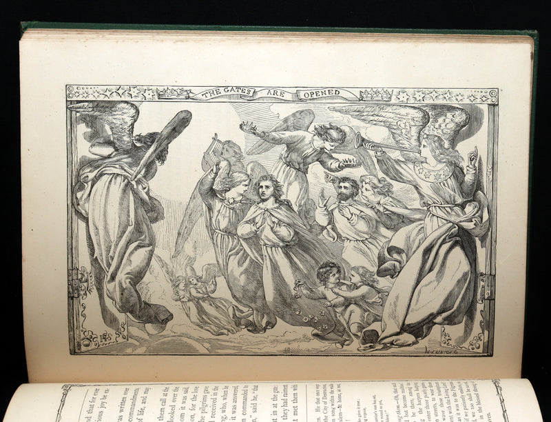 1877 Rare Book - The Pilgrim's Progress illustrated by H.C. Selous & M.P. Priolo