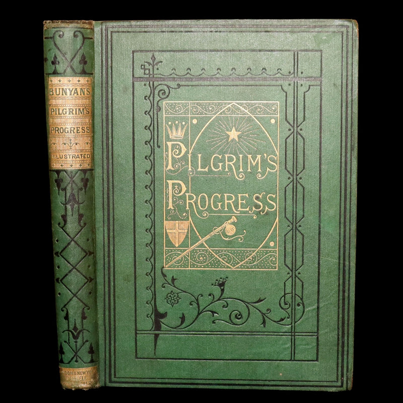 1877 Rare Book - The Pilgrim's Progress illustrated by H.C. Selous & M.P. Priolo