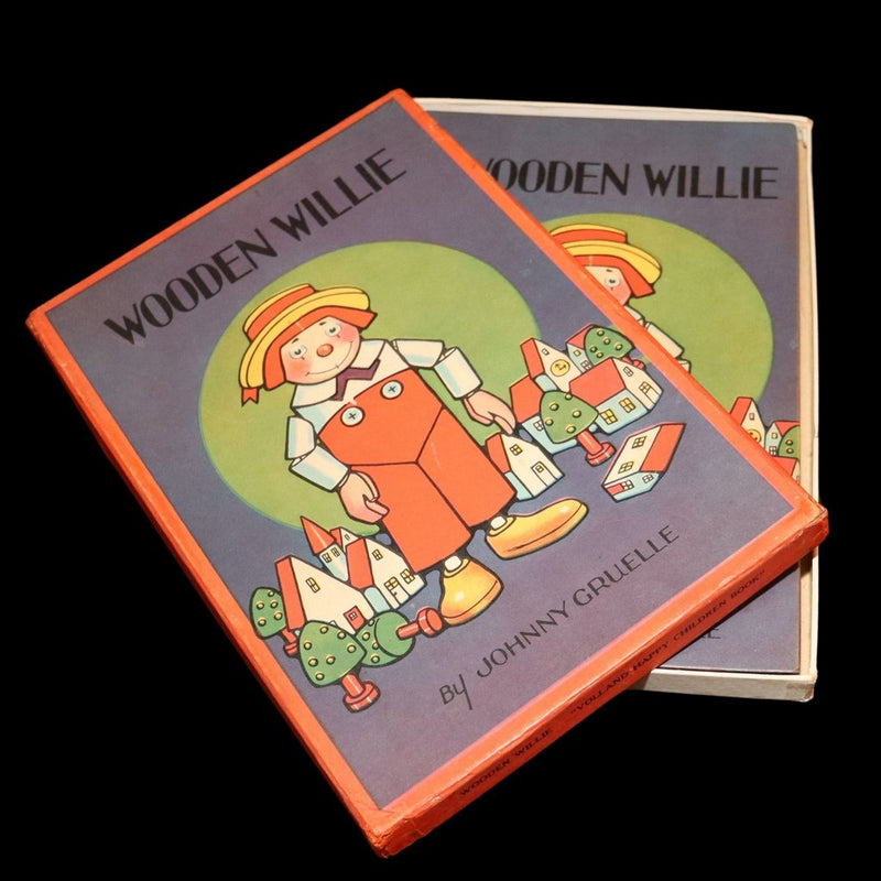 1927 Rare First Edition in original Box - Wooden Willie by Johnny Gruelle