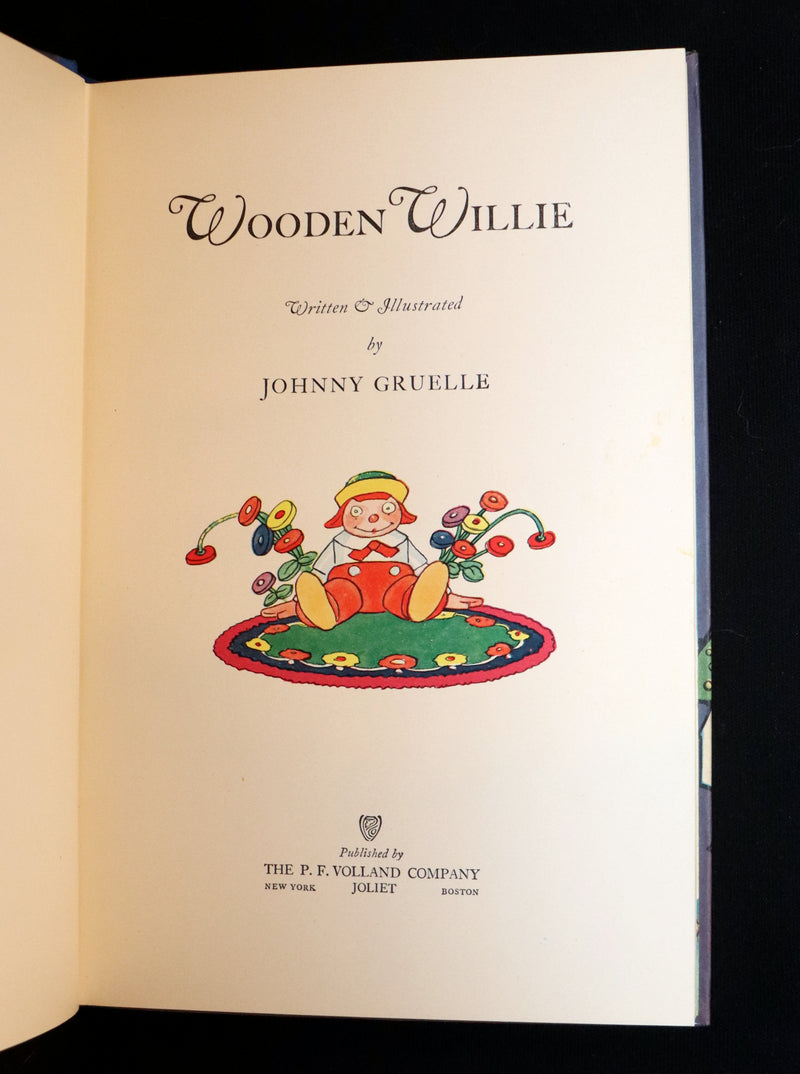 1927 Rare First Edition in original Box - Wooden Willie by Johnny Gruelle