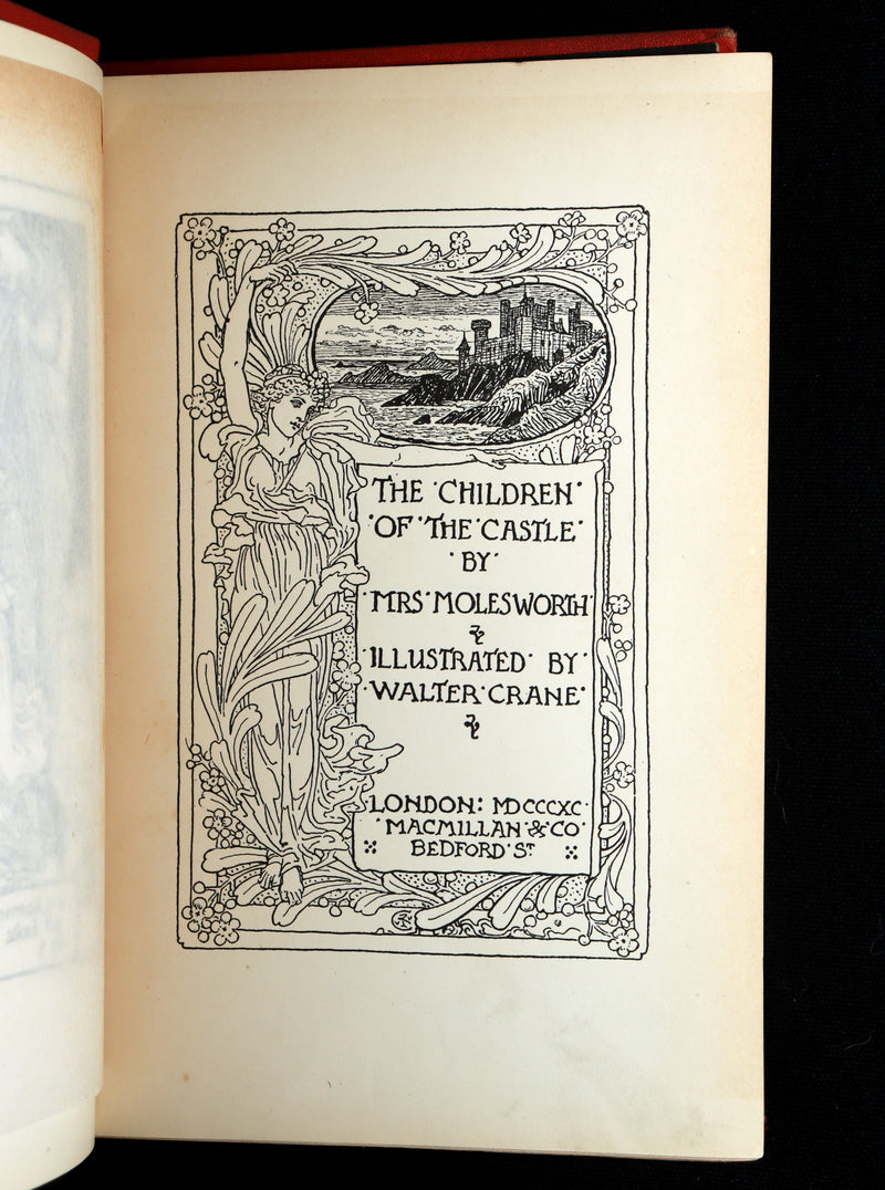 1890 Rare First Edition - The Children of the Castle illustrated by Walter Crane