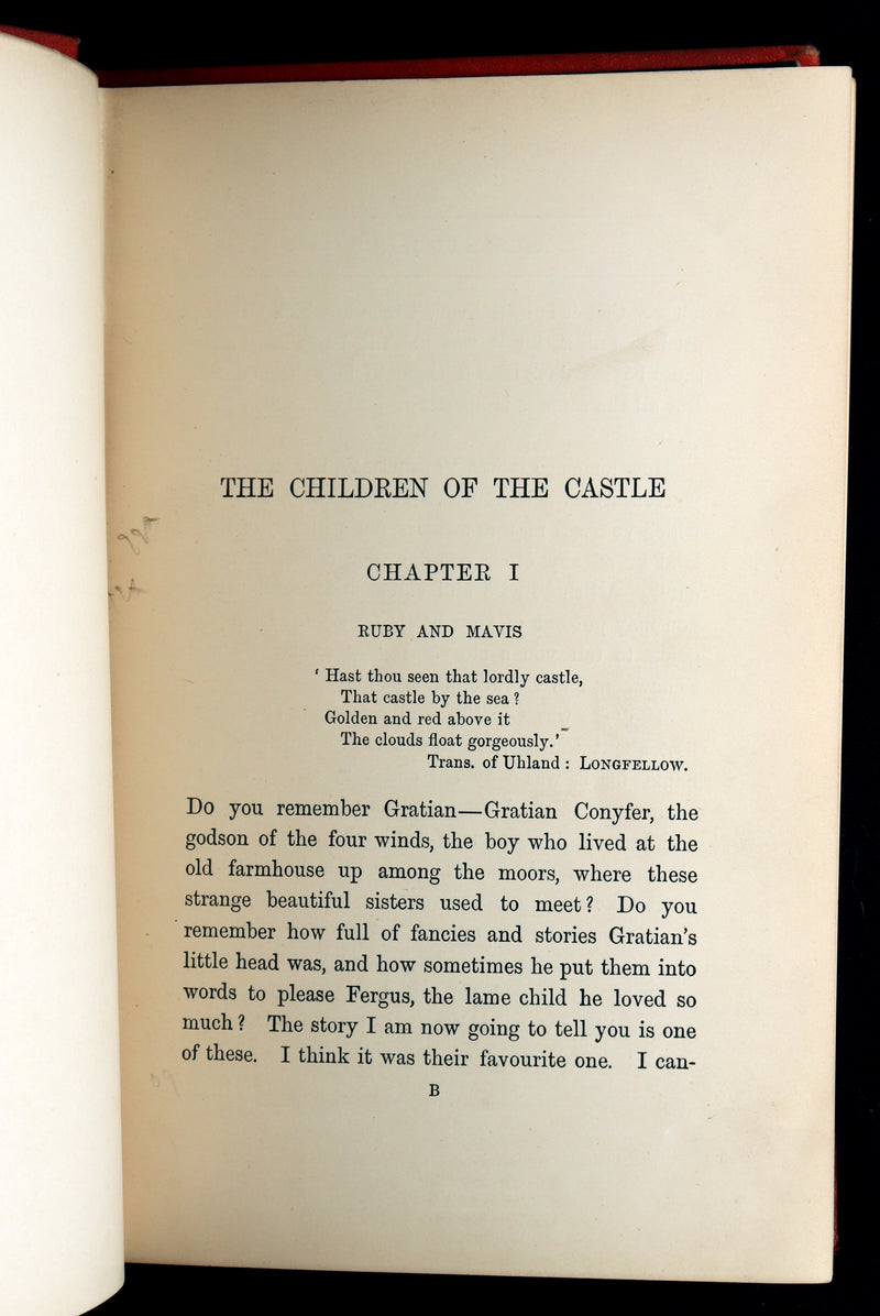 1890 Rare First Edition - The Children of the Castle illustrated by Walter Crane