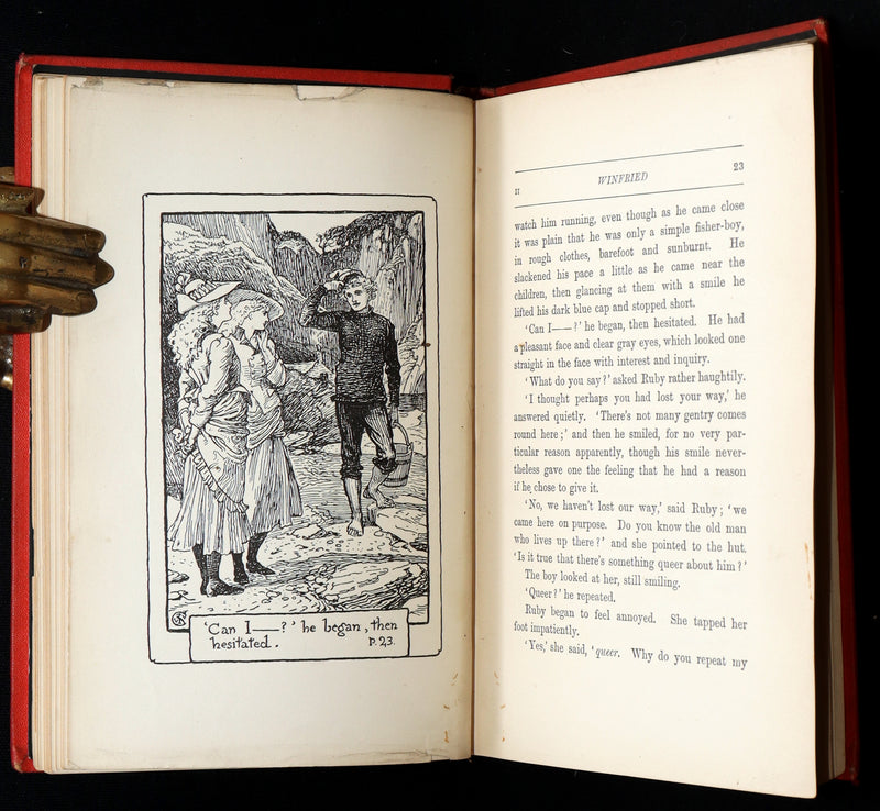 1890 Rare First Edition - The Children of the Castle illustrated by Walter Crane