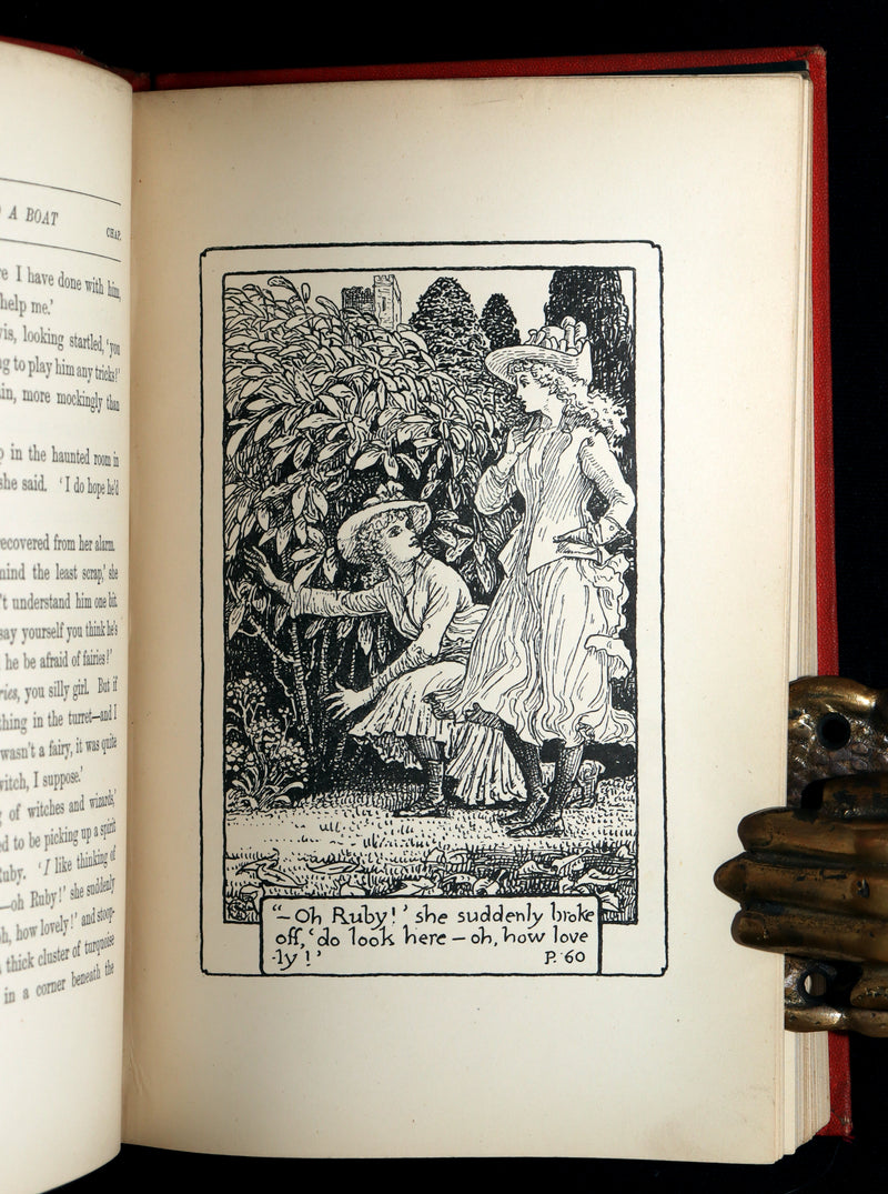 1890 Rare First Edition - The Children of the Castle illustrated by Walter Crane