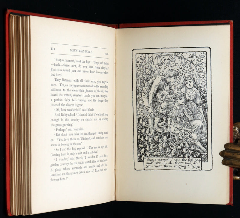 1890 Rare First Edition - The Children of the Castle illustrated by Walter Crane