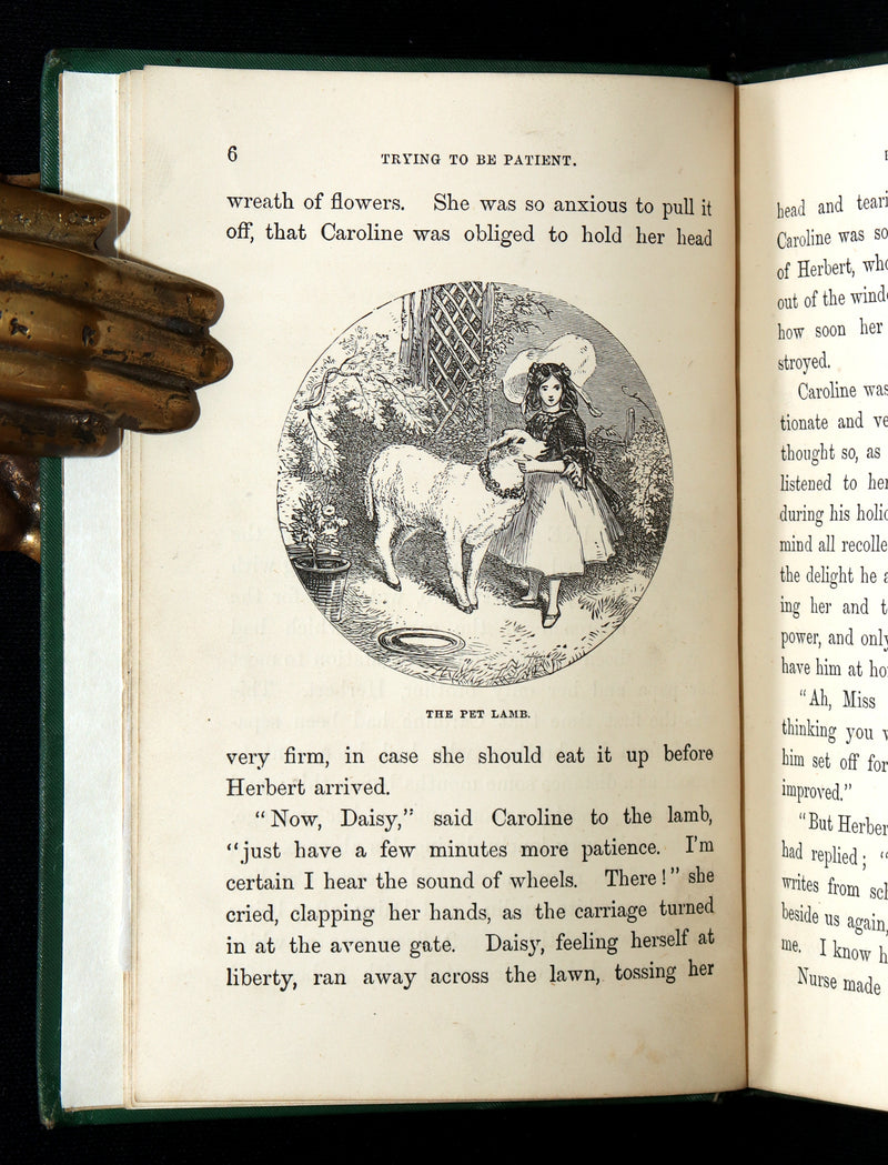 1882 Rare Victorian Book - Carry’s Rose or, The Magic of Kindness by Mrs Cupples