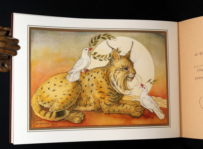 2021 Rare Signed Book - Animal Wisdom illustrated by Charles van Sandwyk