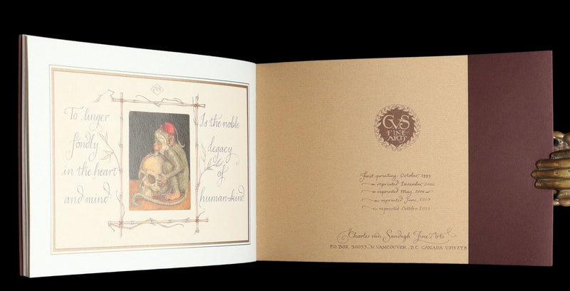 2021 Rare Signed Book - Animal Wisdom illustrated by Charles van Sandwyk