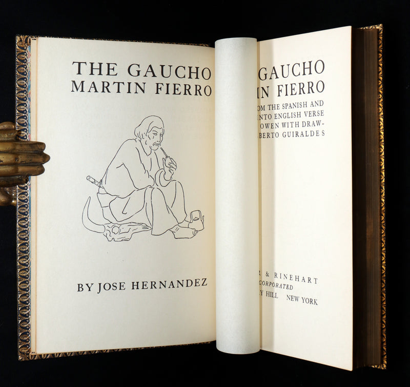 1936 Rare First Edition - The Gaucho Martin Fierro by José Hernández
