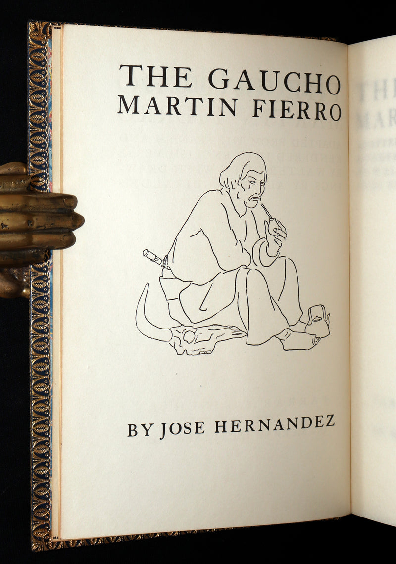 1936 Rare First Edition - The Gaucho Martin Fierro by José Hernández