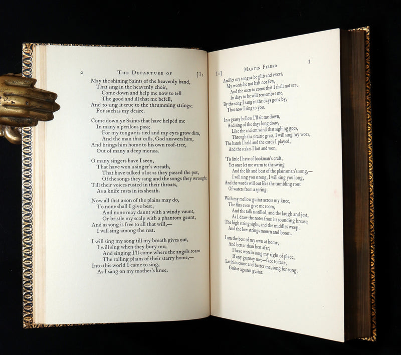 1936 Rare First Edition - The Gaucho Martin Fierro by José Hernández
