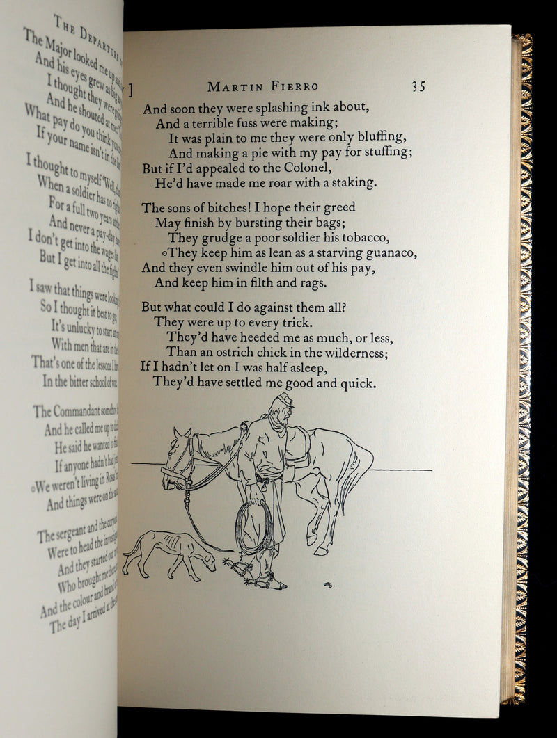 1936 Rare First Edition - The Gaucho Martin Fierro by José Hernández