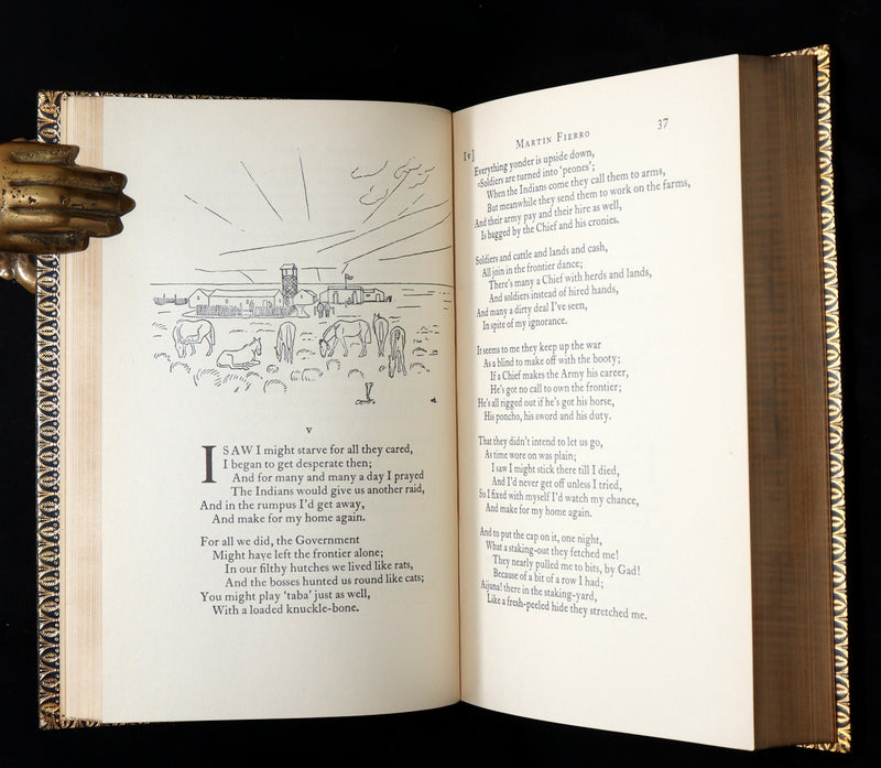 1936 Rare First Edition - The Gaucho Martin Fierro by José Hernández