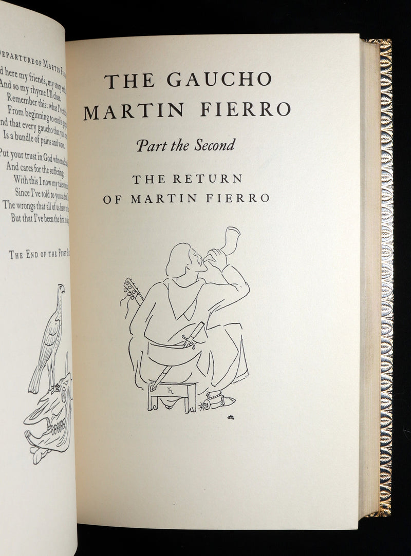 1936 Rare First Edition - The Gaucho Martin Fierro by José Hernández