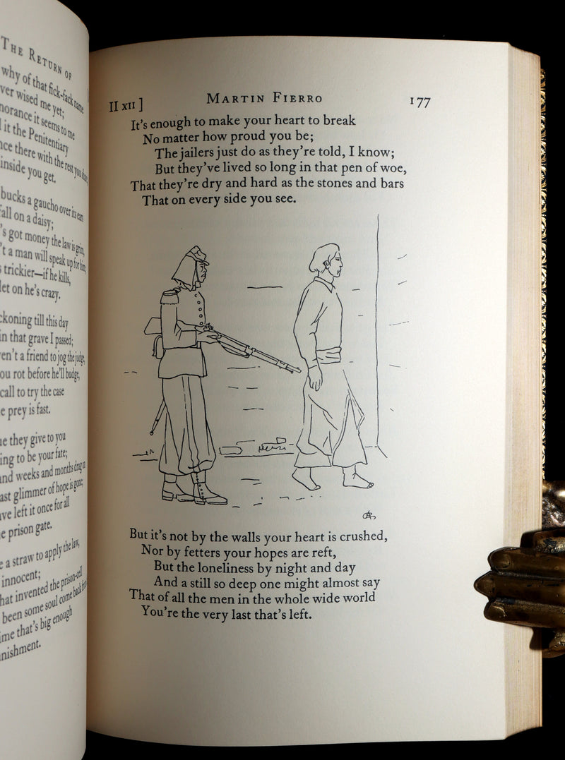 1936 Rare First Edition - The Gaucho Martin Fierro by José Hernández