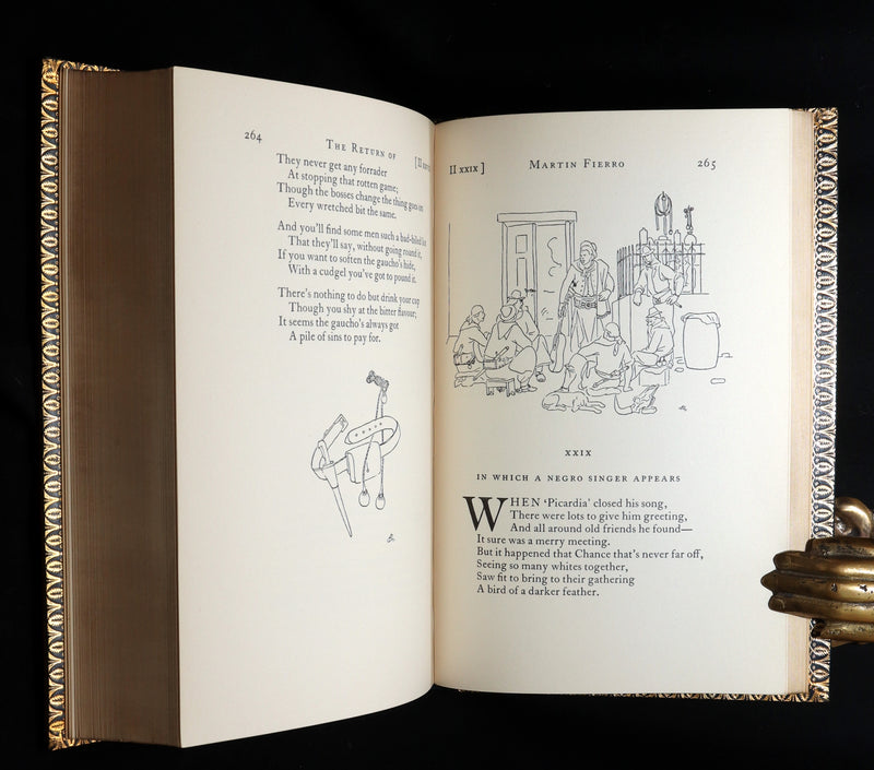 1936 Rare First Edition - The Gaucho Martin Fierro by José Hernández
