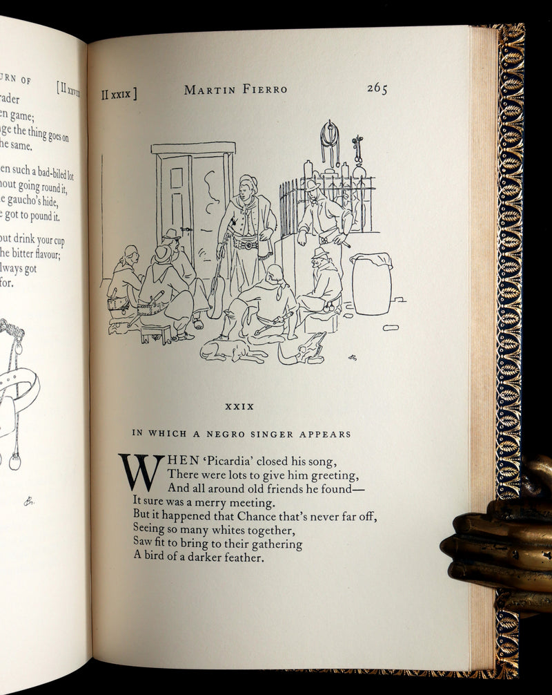 1936 Rare First Edition - The Gaucho Martin Fierro by José Hernández