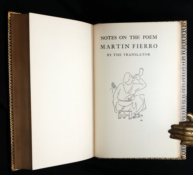 1936 Rare First Edition - The Gaucho Martin Fierro by José Hernández