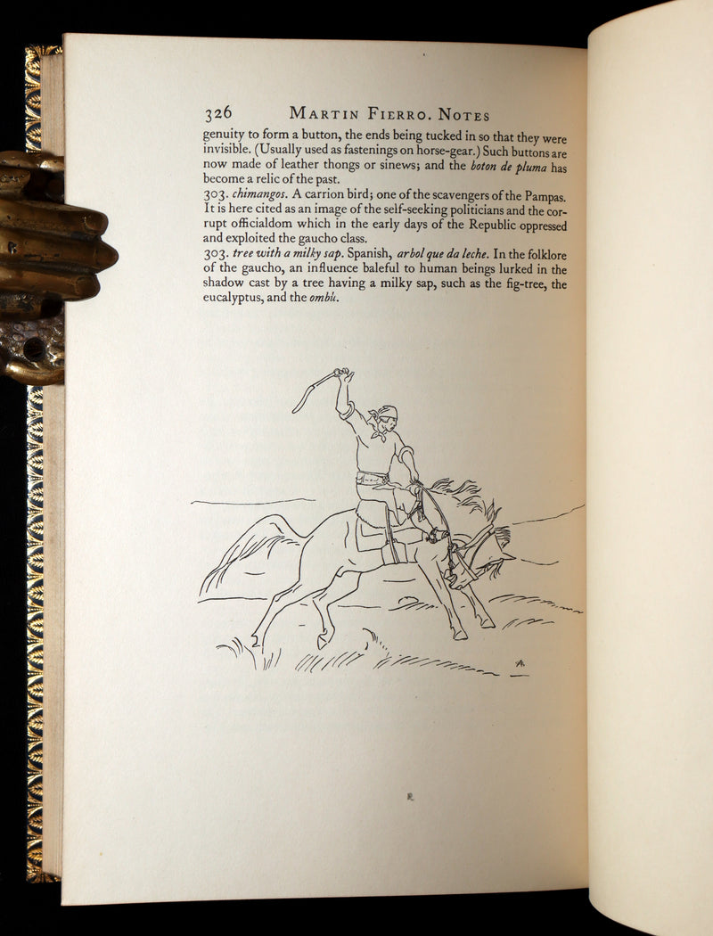 1936 Rare First Edition - The Gaucho Martin Fierro by José Hernández