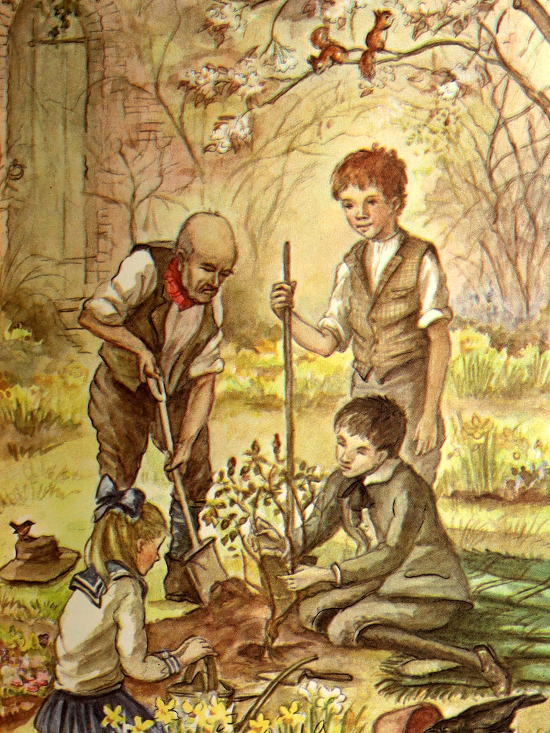 1962 Tasha Tudor First Illustrated Edition - The Secret Garden by F. H. Burnett