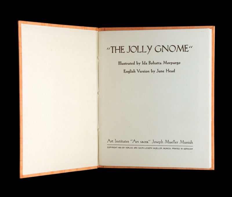 1933  Scarce First Edition - The Jolly Gnome Illustrated by Ida Bohatta-Morpurgo
