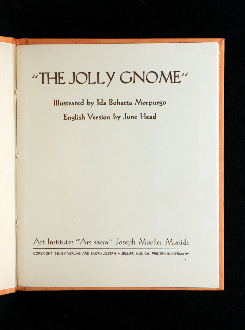 1933  Scarce First Edition - The Jolly Gnome Illustrated by Ida Bohatta-Morpurgo