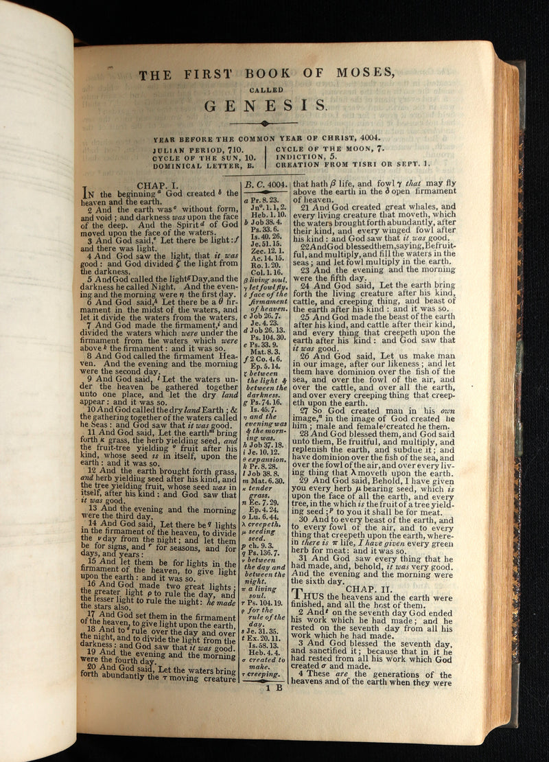 1850 Rare Bagster Bible - Polyglot Bible, Old and New Testament, Clasp and Maps