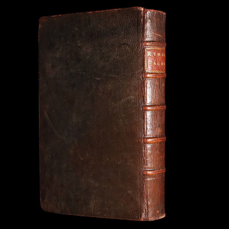 1698 Rare Latin Book - Sacred Latin Hymns and Music Scores by Santolio Victorino