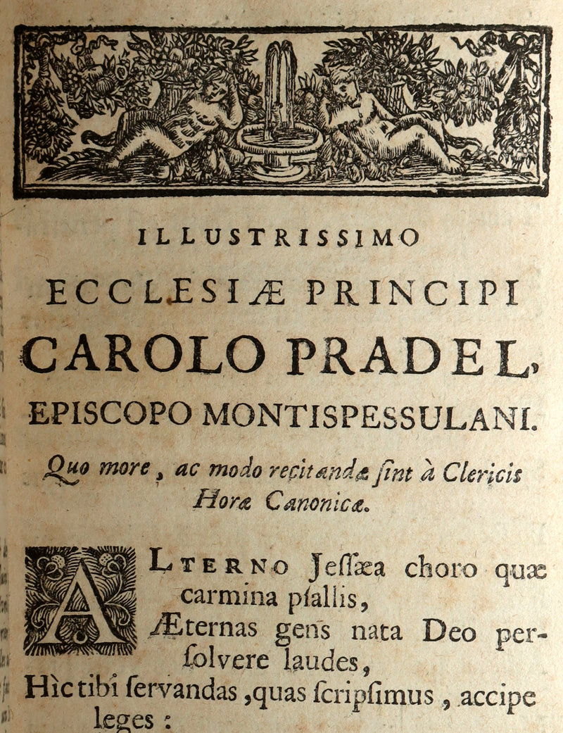 1698 Rare Latin Book - Sacred Latin Hymns and Music Scores by Santolio Victorino