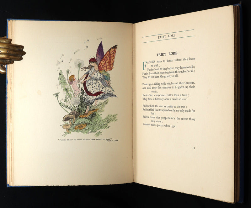 1923 First Edition - The Rose Fyleman Fairy Book Illustrated by Hilda T. Miller